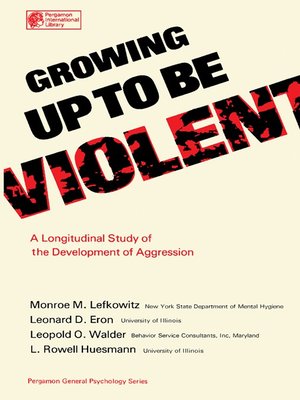 cover image of Growing Up to Be Violent